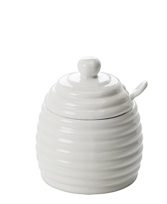 Maxwell Williams Honey Pot with Spoon Rosh Hashana Gift