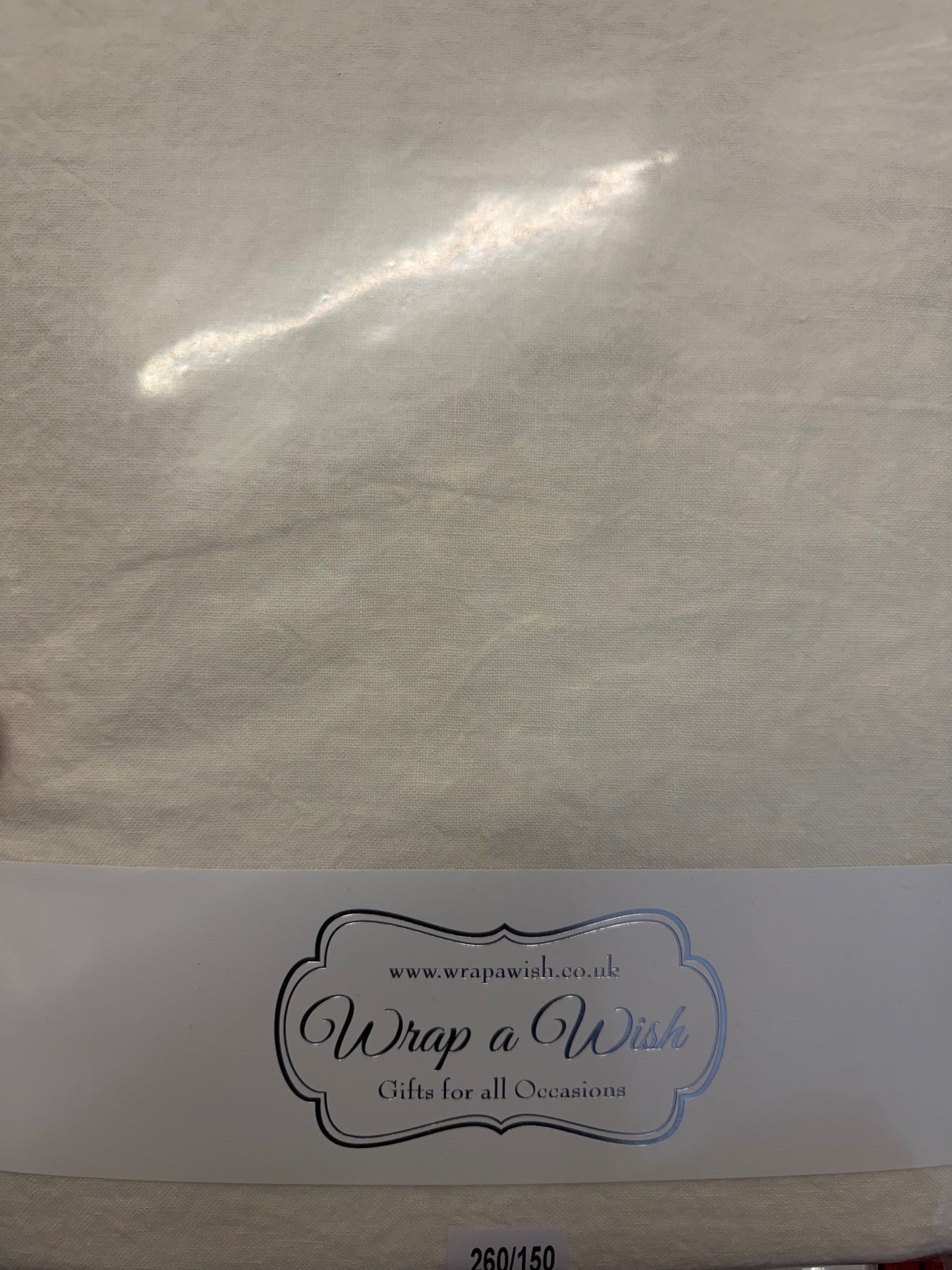 Off White Linen Tablecloth