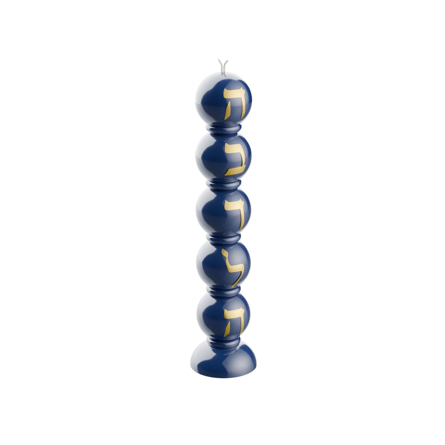 Blue Orbs Havdalah Candle