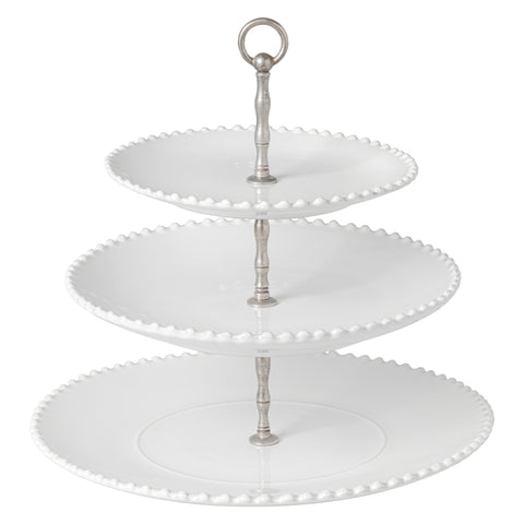 3 Tier Pearl Cakestand