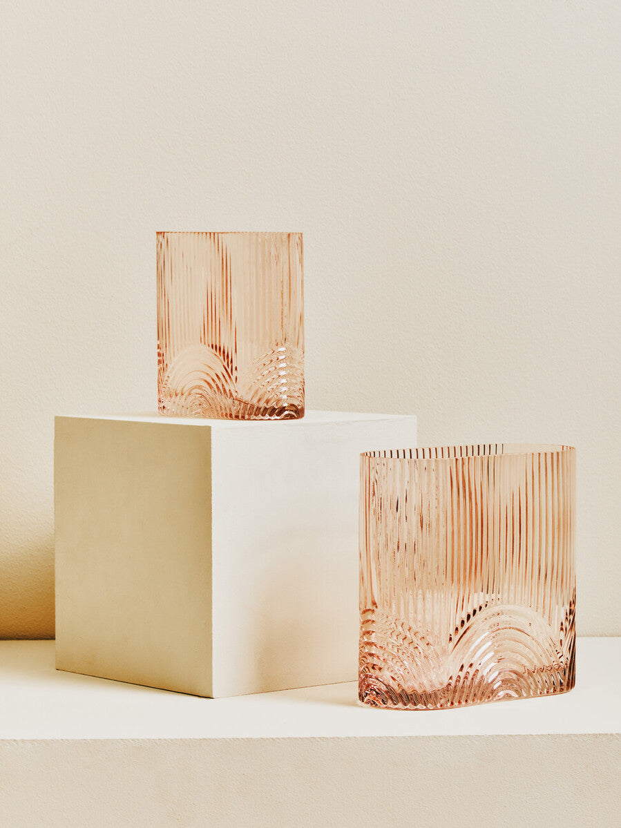Pale Pink Art Deco Vase