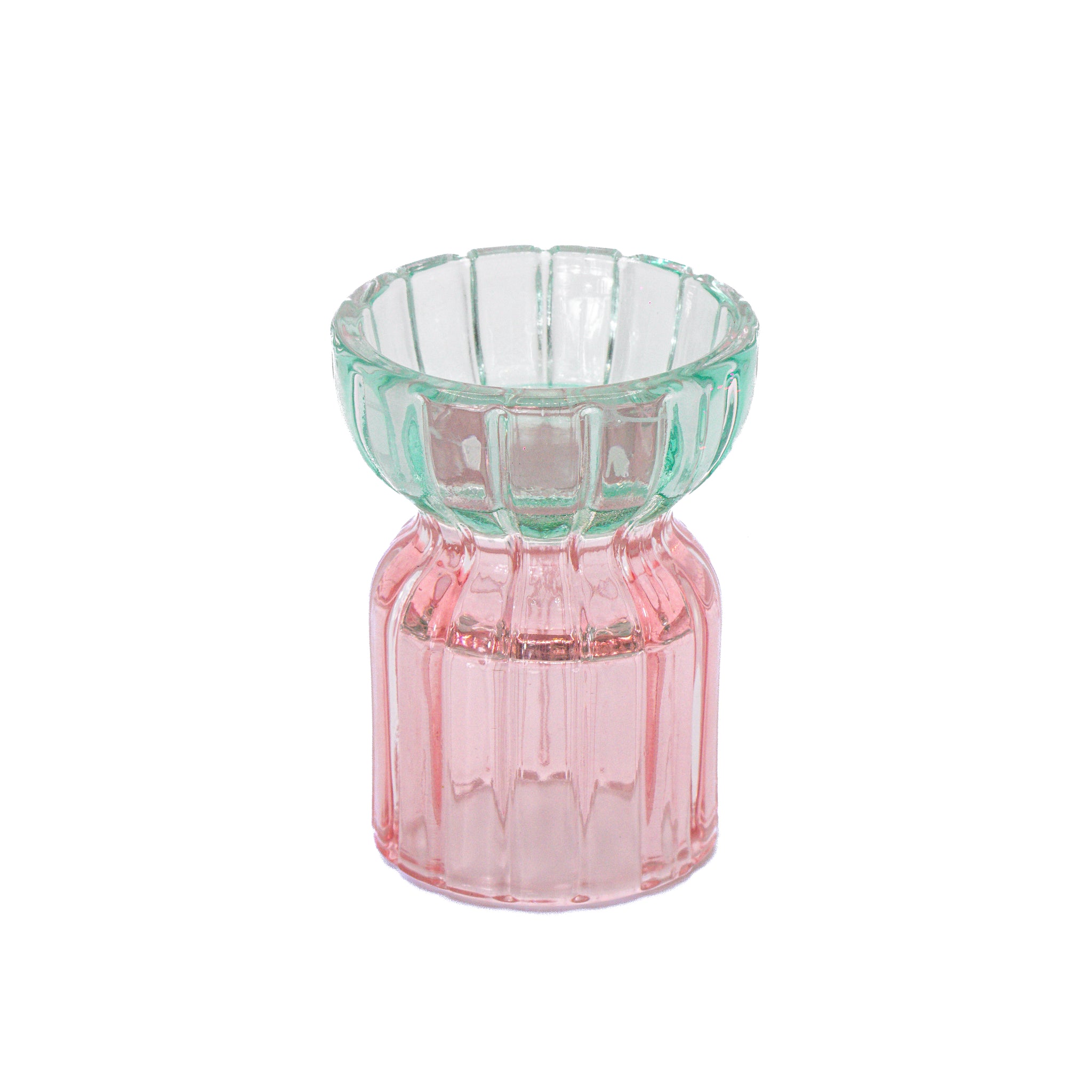 Coloured Glass Tealight Holder