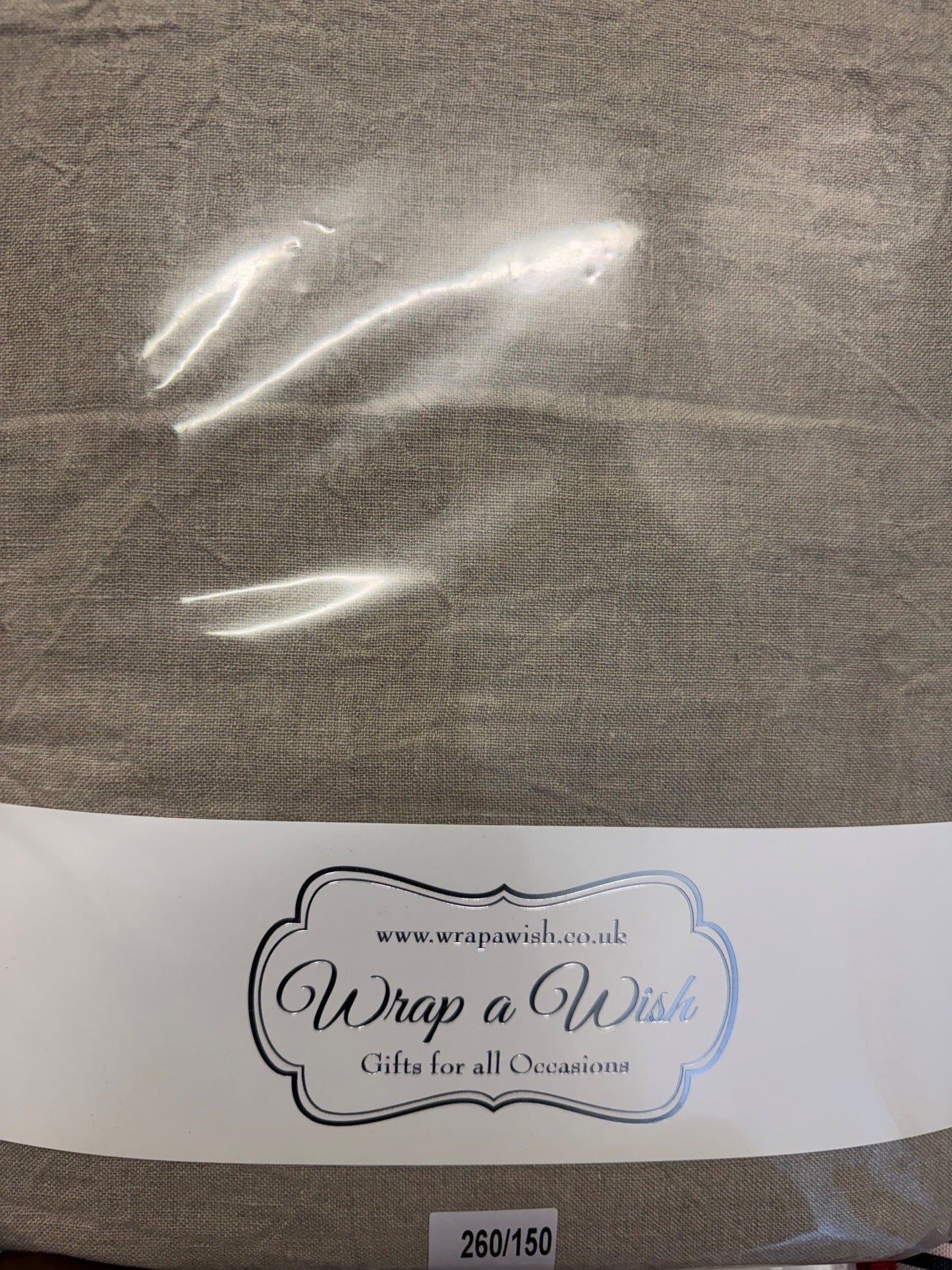 Taupe Linen Tablecloth