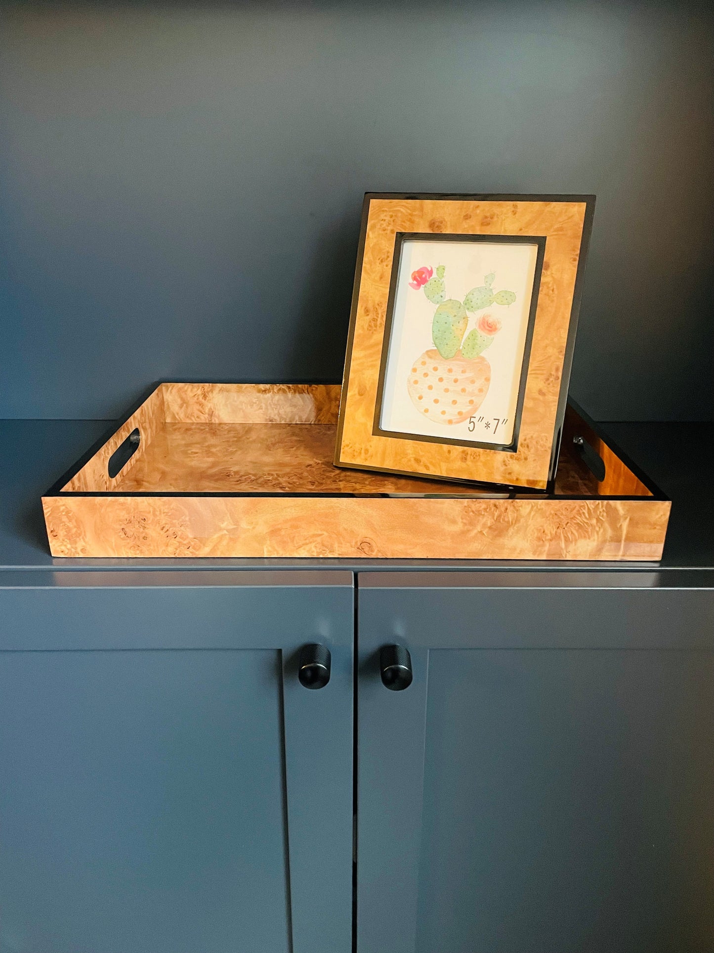 Tan Marble Effect Tray