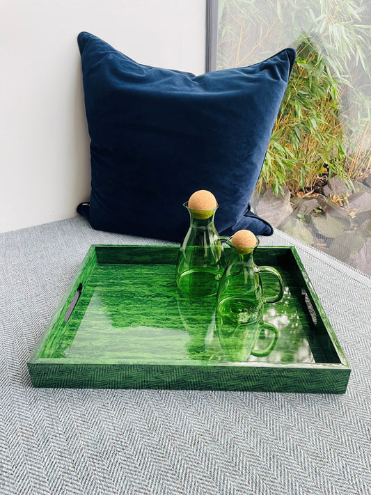 Green Malachite Tray