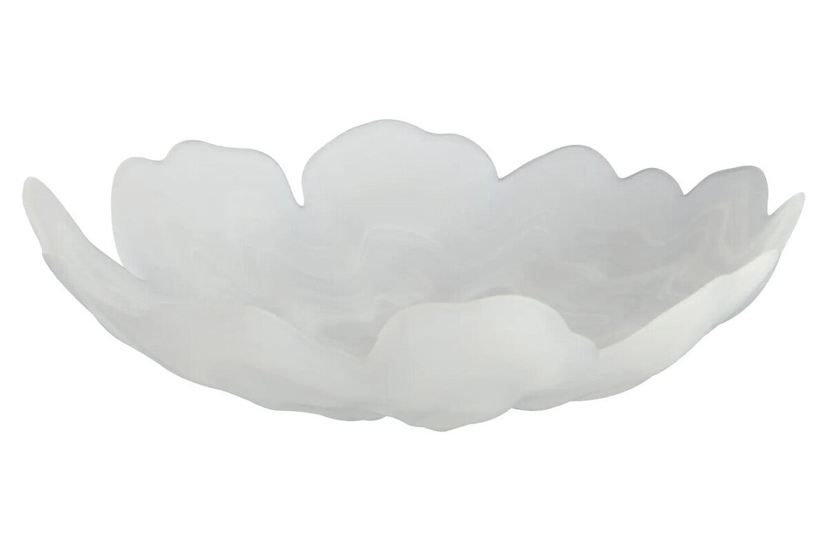 Sculpted Plate, White