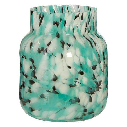 Turquoise Speckled Vase