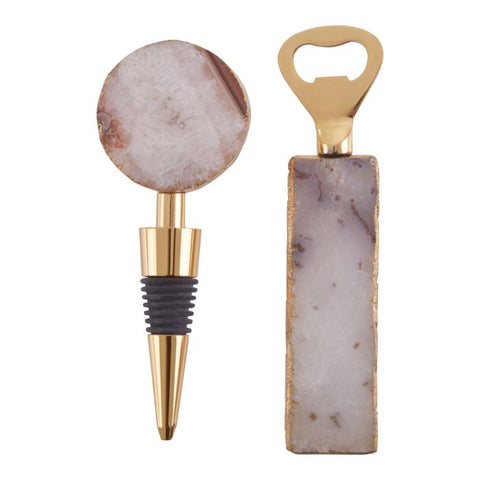 Agate Bottle Opener and Stopper