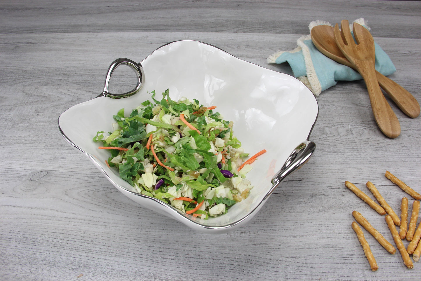 Salad Bowl with Handles