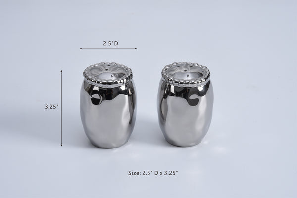 Silver Salt & Pepper