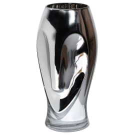 Silver Face Vase