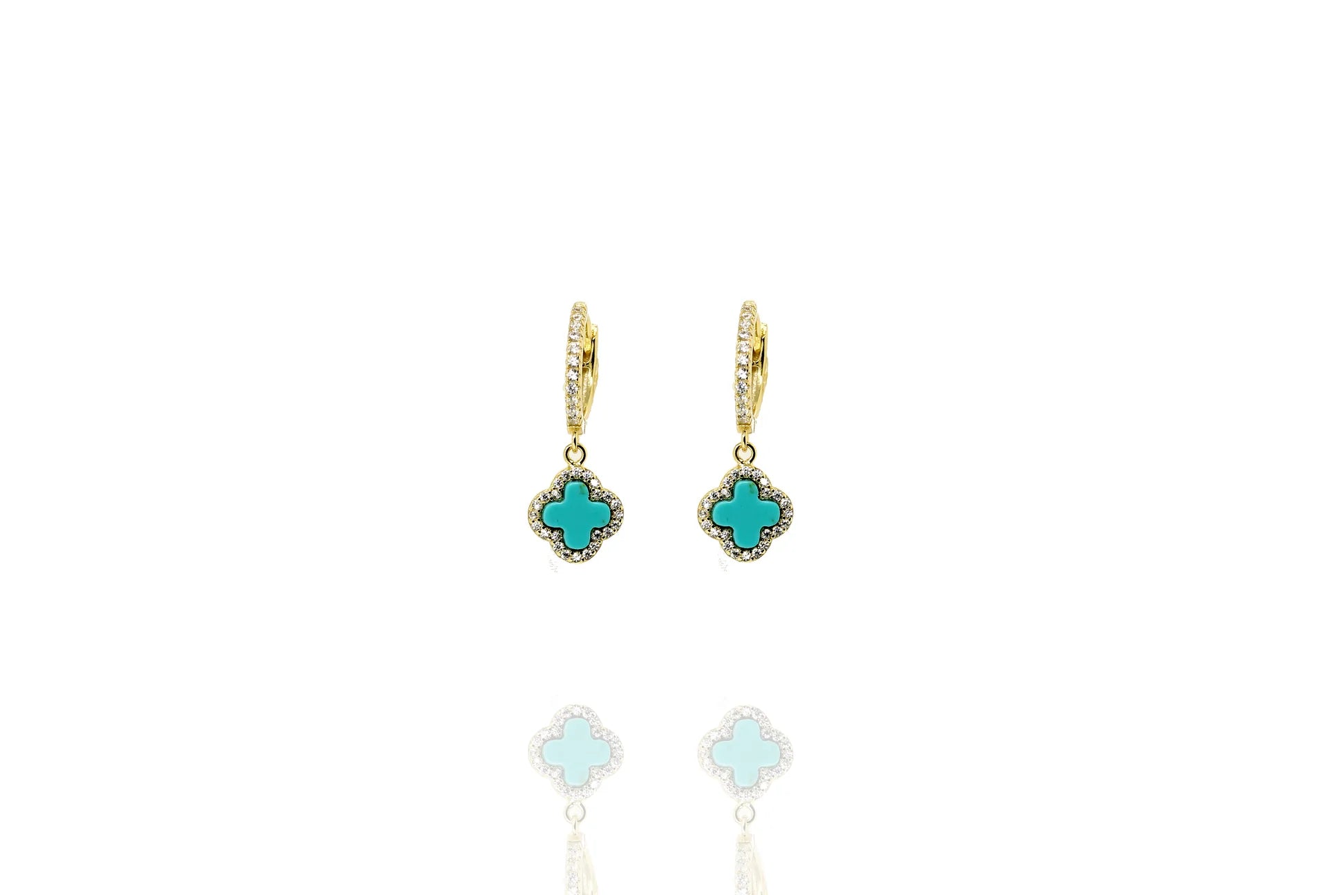 Van cleef 2025 turquoise earrings
