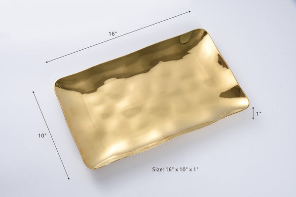 Gold Rectangular Platter