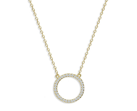 Penny Levi Sterling Silver Crystal Necklace | My Violet Hill