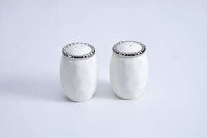 Salt & Pepper with Beaded Edging