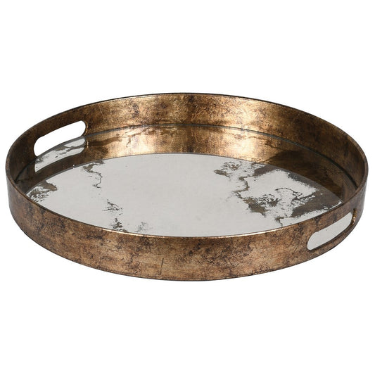 Distressed Mirror Tray